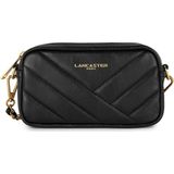 Lancaster Paris Telefoontasje - Clutch - Zwart - Leer