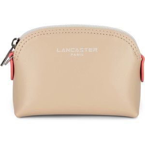 Lancaster Paris Portemonnee - Leer - Beige/Ecru/Roze