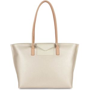 Lancaster Paris Shopper - Champagne / Poudre - PU + Leer