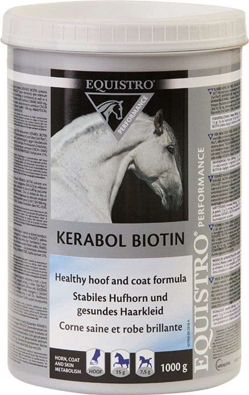 Equistro Kerabol Biotin Erg.Futterm.Pulver f.Pferd 1 kg Pulver