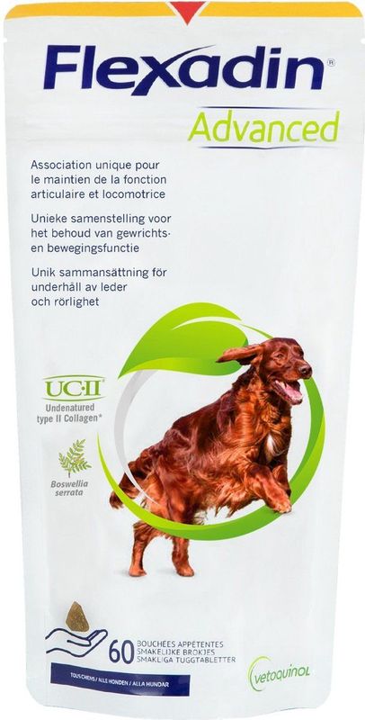Flexadin Gewricht supplement Flexadin Advanced Hond - 60 stuks