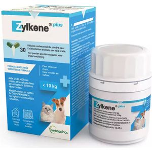 Zylkene Plus 75mg hond&kat <10kg Capsules 30 stuks