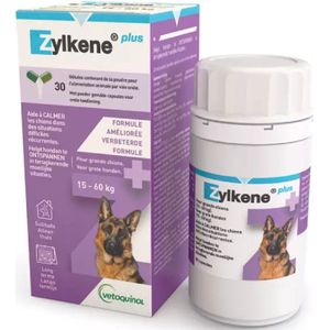 Zylkene Plus 450mg hond 15-60kg Capsules 30 stuks