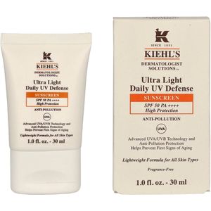 Kiehl's - Ultra Light Daily UV Defense - Zonnebrand - 30 ml - SPF 50