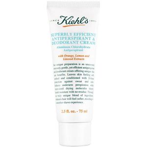 Kiehl's - Superbly Efficient - Deodorant Crème - Ongeparfumeerd - 75 ml
