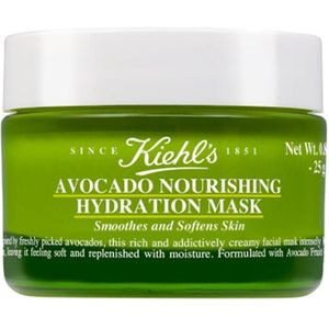 Kiehl's Avocado voedend hydratatiemasker, rijk en romig gezichtsmasker, hydrateert en kalmeert de huid, met teunisbloemolie, behoudt de elasticiteit van het gezicht, helpt droogte te verminderen,