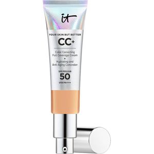 IT Cosmetics Your Skin But Better CC+ Cream SPF50 Foundation - Anti-Aging & Hydraterend - Neutral Tan - 32ml