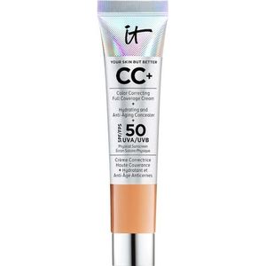 IT Cosmetics - Your Skin But Better CC+ Crème - Tan - 12ml - Hydraterend - Hoge Dekking - SPF50+