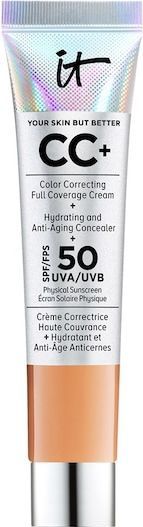 IT Cosmetics - Your Skin But Better CC+ Crème - Tan - 12ml - Hydraterend - Hoge Dekking - SPF50+
