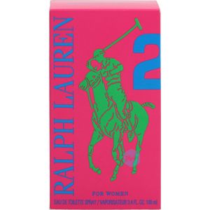 Ralph Lauren, Ralph Lauren Big Pony Pink 2 Eau De Toilette Spray 100 Ml For Women, Edt-Parfum, Veelkleurig, U, Vrouw