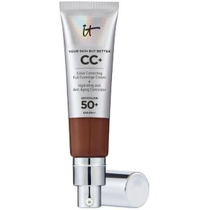 IT Cosmetics Your Skin But Better CC+ Full Coverage Cream SPF50 Foundation 32 ml DEEP BRONZE