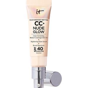 CC+ Nude Glow lightweight foundation + glow serum SPF40 #fair porcelain