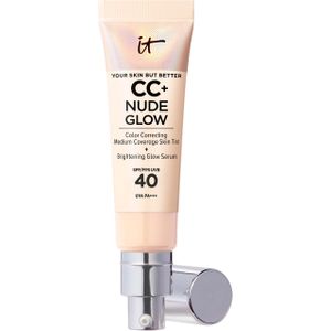 IT Cosmetics Your Skin But Better CC + Nude Glow Foundation voor Stralend Gezicht SPF 40 Tint Fair Light 32 ml
