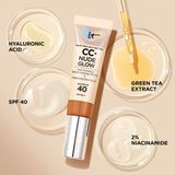 IT Cosmetics CC+ und Nude Glow Leichte Foundation und Glanzserum mit LSF 40 32 ml (Verschiedene Farbtöne) - Light