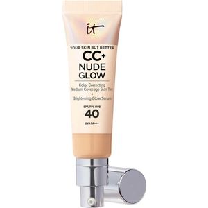 IT Cosmetics Your Skin But Better CC+ Nude Glow SPF40 Foundation - Met Glow Serum - Medium - 32ml