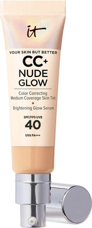 IT Cosmetics Your Skin But Better CC+ Nude Glow SPF40 Foundation - Met Glow Serum - Medium - 32ml