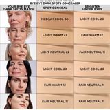 IT Cosmetics Bye Bye Dark Spots Concealer - Dekkende concealer - Super Bright Serum met 2% niacinamide, hyaluronzuur en cafeïne - Tegen Pigmentvlekken - Fair Neutral 11