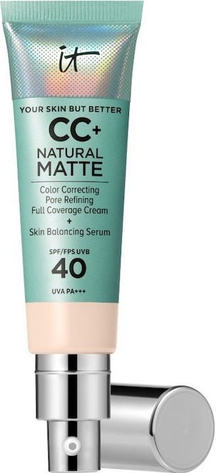 It Cosmetics Your Skin But Better CC+ Natural Matte SPF40 Foundation - Matte & Stralende Finish - Fair Porcelain - 32ml