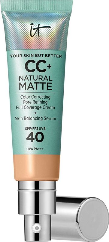 It Cosmetics Your Skin But Better CC+ Natural Matte SPF40 Foundation Matte & Stralende Finish Medium