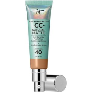 IT Cosmetics - CC+ Cream Natural Matte SPF 40 - Foundation - Kleurcorrectie - Voor Vette Huid