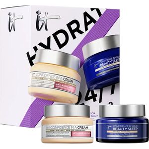 IT Cosmetics - Celebrate 24/7 Hydratatie - Cadeauset - Set van 2 Huidverzorgingsproducten - 60 ml Hydraterende Crème en 60 ml Nachtcrème