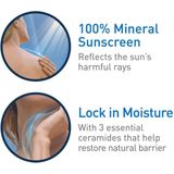 CeraVe Hydraterende minerale zonnebrandcrème SPF 50 gezichtslotion - 75ml - gezichtscrème