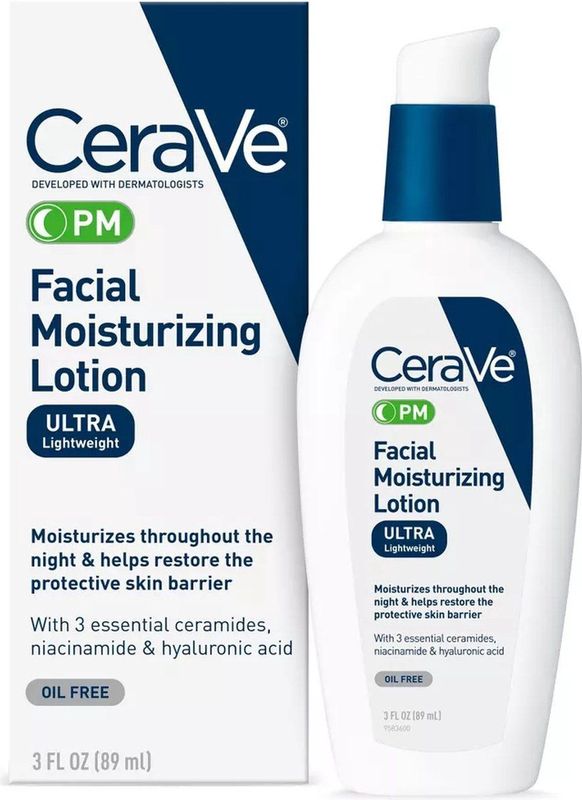 CeraVe - Facial Moisturizing Lotion PM - Gezichtscrème - 89ml