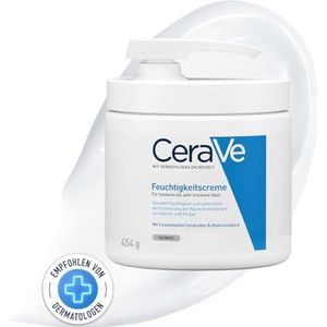 CeraVe Hydraterende Crème - voor Droge tot Zeer Droge Huid - Pompje - 454ml
