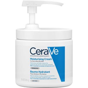 CeraVe Hydraterende Crème - voor Droge tot Zeer Droge Huid - Pompje - 454ml