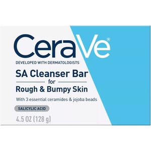 CeraVe SA Body Exfoliating Cleanser Bar for Rough & Bumpy Skin - Zeep - Salicylzuur - 128g