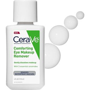 CeraVe Oogmake-up Remover - Waterproof make-up remover met hyaluronzuur en ceramiden - Niet-comedogeen, geurvrij, niet-vettig - 118ml