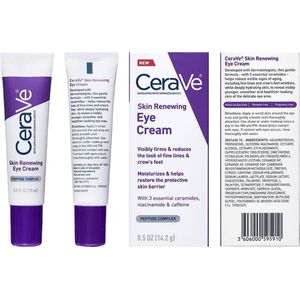 CeraVe Eye Cream for Wrinkles - Under Eye Cream - Oogcrème - wallen en donkere kringen - 15 ml
