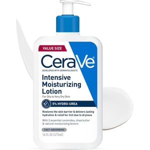 CeraVe Intensive Moisturizing Lotion - Hydro-Urea + Shea Butter - Droge huid - Rode huid - Jeukende huid - 473ml