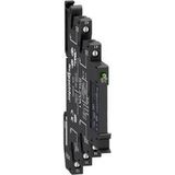 Relais - SLIM RELAY+SOCKET 1C/O LED - 230VACDC - Compact - 6A