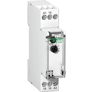 Schneider Electric A9E16065 relais met tijdvertraging 1OF, Acti9, RTA, 24-240VCA, 24VDC, wit