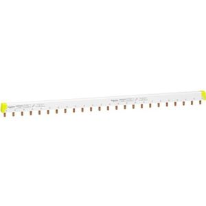 Schneider A9XPH324 fasegeleider, aflengbaar, 3P, 24 TE, 100A, grijs