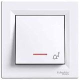 Schneider Electric Lighted bell button Asfora wit - EPH1700121