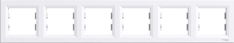 Schneider Electric Asfora Afdekraam-6V - Wit