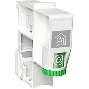 Schneider - VDI 60 01 - Houder Rail DIN RJ45 - Zwart - 18 mm breed