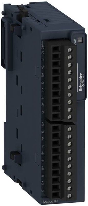 Modicon TM3 - Analoge Invoermodule - 8 Ingangen - Stroom/Spanning - 90 x 23,6 x 70 mm