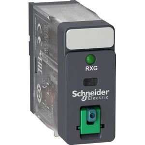 Schneider RXG12BD steek. Interface-relais Rxg, 1 W, 10 A, 24 VDC, met LED, met testknop
