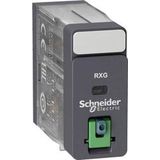 Schneider Electric RXG21BD Steekrelais 24 V/D - 24 V/AC 5 A 2x Wisselcontact 1 Stuk(s)