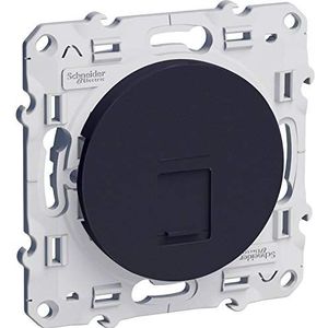 Schneider Electric S540475 Odace, RJ45-stekker, Grade 1 (telefoon + informatie), Cat.6 UTP, antraciet, Odace, RJ45 Anth, graden 1, cat. 6 UTP, schroefbaar