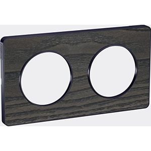 Odace Touch, houten plaat, essenhout, 2 posities, antraciet/groen, 71 mm