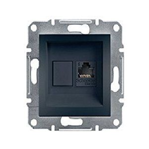 Schneider Electric EPH4700171 stopcontact Rj45 Cat 6 Utp antraciet