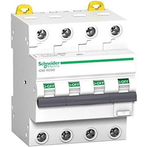 Acti9 - IC60 - RCBO - 4P - 20A - 30mA - C - 6kA