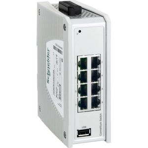 Schneider Electric Schneider TCSESPU083FN0 CONNEXIUMSCHAKELAAR (8 ports), Netwerkschakelaar