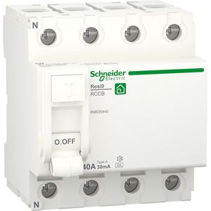 Schneider Electric aardlekschakelaar Resi9 4P 40A 30MA