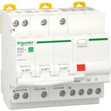 Aardlekautomaat - 3P+N - 16A - B-Karakteristiek - 6000A - 30mA - Type A - Resi9 - Schneider Electric - R9D54716