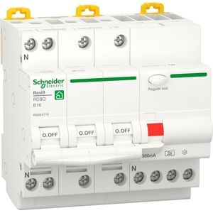 Schneider Electric aardlekautomaat Resi9 3P+N B16 300MA